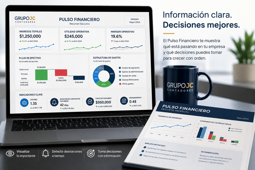Pulso Financiero para empresas - Contador en Irapuato Grupo JC